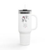 King Lion Dad 40oz Tumbler — Father's Day Gift — Insulated Stainless Steel Travel Mug for Dad — Right view — Photo 1