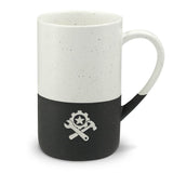 Labor Day Engraved Mug, Labor Day Tools Gear, 13oz Speckled Ceramic Coffee Cup, Holiday Gift — Front view — Photo 1