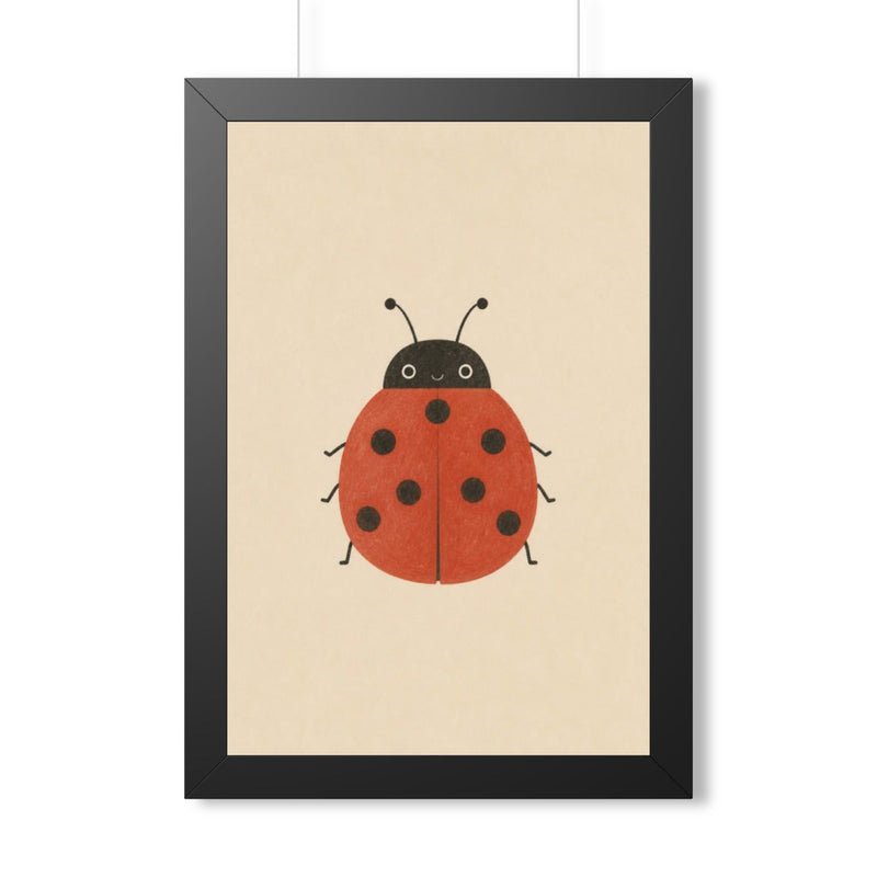 Ladybug Framed Nursery Wall Art, Storybook Kids Room Decor, 16x24 20x30 Poster — 6ad86f84931ebbf89508eb41_69668_124096_front
