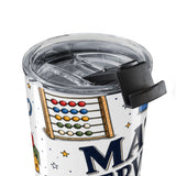 Math Intervention Crew 20oz Tumbler — Building Number Sense — Insulated Stainless Steel Travel Cup — Product view — Photo 6