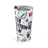 Math Intervention Crew 20oz Tumbler — Building Number Sense — Insulated Stainless Steel Travel Cup — Right view — Photo 4