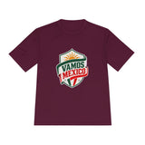 Mexico Soccer T Shirt, Vamos Mexico Tee, World Football Fan Shirt, Moisture Wicking Sport Tee — Front view — Photo 5
