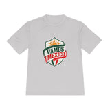 Mexico Soccer T Shirt, Vamos Mexico Tee, World Football Fan Shirt, Moisture Wicking Sport Tee — Front view — Photo 3