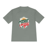 Mexico Soccer T Shirt, Vamos Mexico Tee, World Football Fan Shirt, Moisture Wicking Sport Tee — Front view — Photo 8