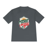 Mexico Soccer T Shirt, Vamos Mexico Tee, World Football Fan Shirt, Moisture Wicking Sport Tee — Front view — Photo 4