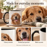 Material guide — illustrative pet portrait examples