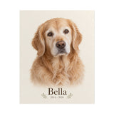 Official product preview — personalized pet photo example