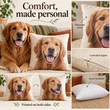 Material guide — illustrative pet portrait examples