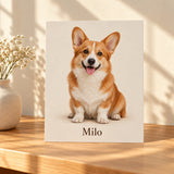 AI lifestyle visualization using this product's example artwork; styling props not included