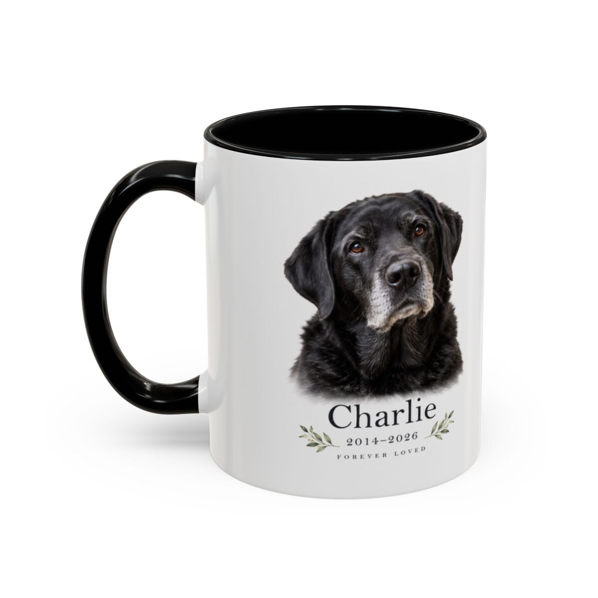 Official product preview — personalized pet photo example