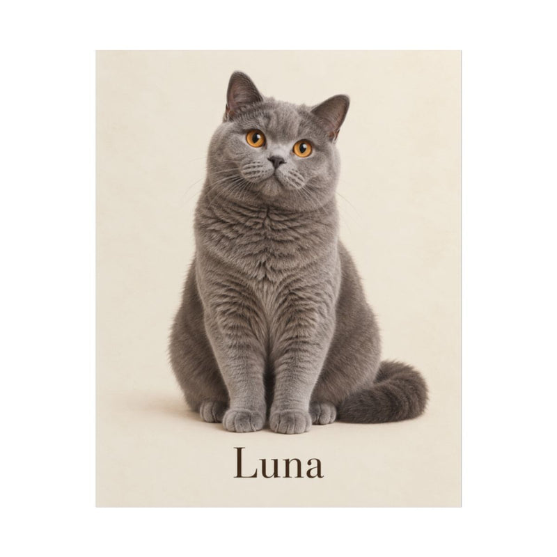 Official product preview — personalized pet photo example