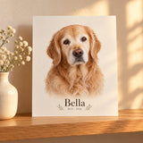 AI lifestyle visualization using this product's example artwork; styling props not included