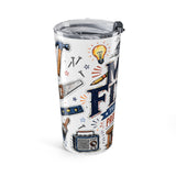 Mr Fix It 20oz Tumbler — Father's Day Gift for Dad — Insulated Stainless Steel Travel Cup — Left view — Photo 3