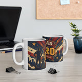 My Dad Is My Hero Father's Day Coffee Mug | Dad Gift | Ceramic 11oz 15oz Cup — 6ad8733956e61d3ffc0952d0_65216_10411_context-2