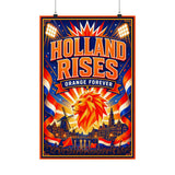 Netherlands Soccer Poster — Rally Fan Art Print — Soccer Wall Decor — Front view — Photo 6