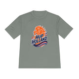 Netherlands Soccer T Shirt, Hup Holland Tee, World Football Fan Shirt, Moisture Wicking Sport Tee — Front view — Photo 8