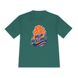 Netherlands Soccer T Shirt, Hup Holland Tee, World Football Fan Shirt, Moisture Wicking Sport Tee — Front view — Photo 1