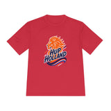 Netherlands Soccer T Shirt, Hup Holland Tee, World Football Fan Shirt, Moisture Wicking Sport Tee — Front view — Photo 7