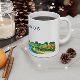 Netherlands Travel Souvenir Mug — Windmill & Canal — Soccer Fan Gift — White Ceramic 11oz 15oz — Product view — Photo 6
