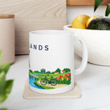 Netherlands Travel Souvenir Mug — Windmill & Canal — Soccer Fan Gift — White Ceramic 11oz 15oz — Product view — Photo 9