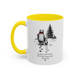 Never Forget The Difference You Make Coffee Mug — Elephant Teacher Appreciation Gift — Accent Color Ceramic 11oz 15oz — Left view — Photo 12