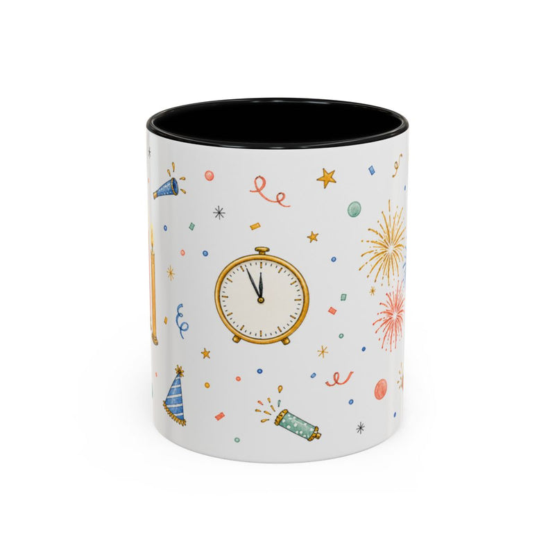 New Year Midnight Mug | Candle Firework Watercolor Party Gift | Accent Cup 11oz 15oz — 6ad86e6c4a87cc6e1a0e69ea_72180_102752_front