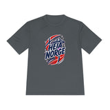 Norway Soccer T Shirt, Heia Norge Tee, World Football Fan Shirt, Moisture Wicking Sport Tee — Front view — Photo 4