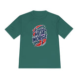 Norway Soccer T Shirt, Heia Norge Tee, World Football Fan Shirt, Moisture Wicking Sport Tee — Front view — Photo 1