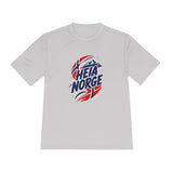 Norway Soccer T Shirt, Heia Norge Tee, World Football Fan Shirt, Moisture Wicking Sport Tee — Front view — Photo 3