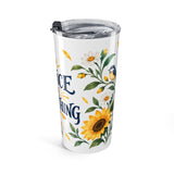 Notice One Good Thing 20oz Tumbler, Botanical Inspirational Quote Gift, Insulated Stainless Steel Travel Cup — 6ad8715c931ebbf89508ee18_44519_868_right