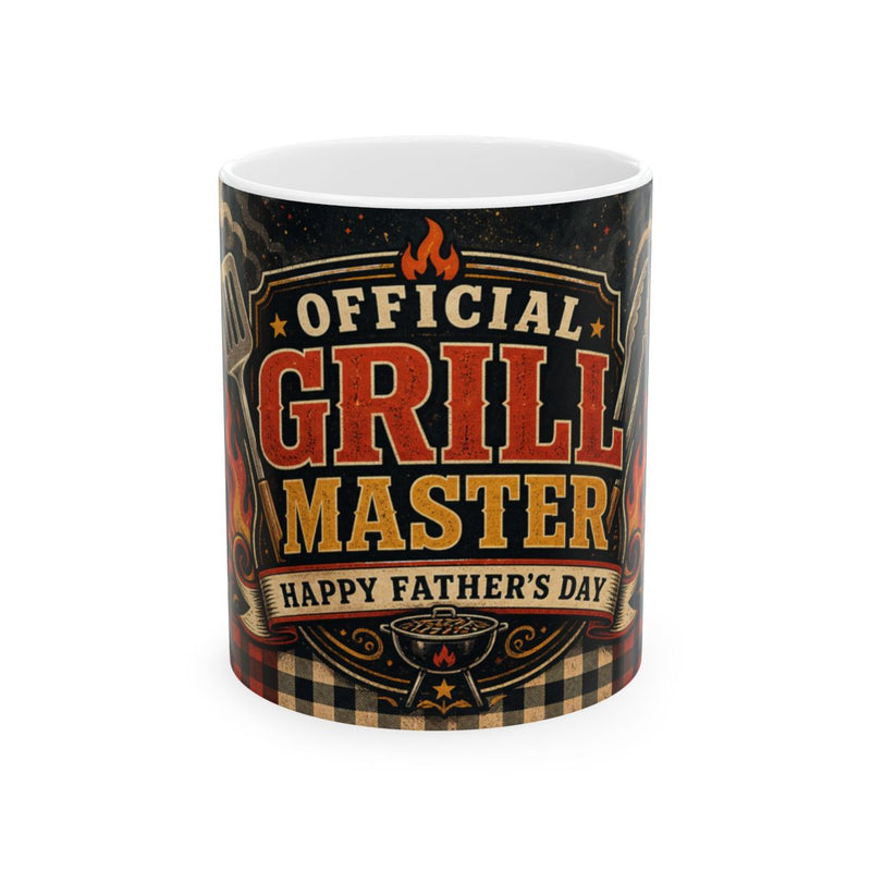 Official Grill Master Father's Day Coffee Mug | Dad Gift | Ceramic 11oz 15oz Cup — 6ad87333533917771e0611a5_65216_6310_front