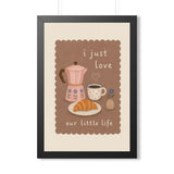 Our Little Life Breakfast Framed Nursery Wall Art, Storybook Kids Room Decor, 16x24 20x30 Poster — 6ad86f7862c6e142010d474f_69669_124098_front
