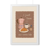 Our Little Life Breakfast Framed Nursery Wall Art, Storybook Kids Room Decor, 16x24 20x30 Poster — 6ad86f7862c6e142010d474f_69683_124158_front