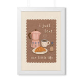 Our Little Life Breakfast Framed Nursery Wall Art, Storybook Kids Room Decor, 16x24 20x30 Poster — 6ad86f7862c6e142010d474f_69682_124156_front