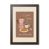 Our Little Life Breakfast Framed Nursery Wall Art, Storybook Kids Room Decor, 16x24 20x30 Poster — 6ad86f7862c6e142010d474f_69675_124146_front