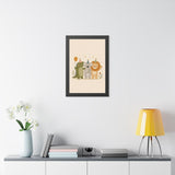 Party Animals Strip Framed Nursery Wall Art, Storybook Kids Room Decor, 16x24 20x30 Poster — Lifestyle view — Photo 7