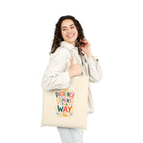 Patience Opens The Way Tote Bag — Ancient Wisdom Quote Canvas Bag — Colorful Philosophy Gift — Product view — Photo 7