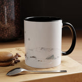 Penguin Chick Accent Mug | Watercolor Nature Coffee Cup | 11oz 15oz Winter Wildlife Gift — 11oz / Black — context-1