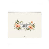 Personalized 2027 Family Photo Wall Calendar — 12 Photos — 11" x 8.5" / Matte — personalized example, official product view 1