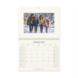 Personalized 2027 Family Photo Wall Calendar — 12 Photos — 11" x 8.5" / Matte — personalized example, official product view 2