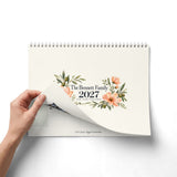 Personalized 2027 Family Photo Wall Calendar — 12 Photos — 11" x 8.5" / Matte — personalized example, official product view 4