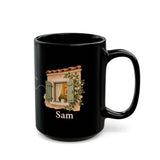 Personalized Always Close Friendship Black Mug — Two Names — 15oz — personalized example, official product view 10