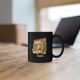 Personalized Always Close Friendship Black Mug — Two Names — 11oz — personalized example, official product view 8