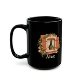 Personalized Always Close Friendship Black Mug — Two Names — 15oz — personalized example, official product view 11