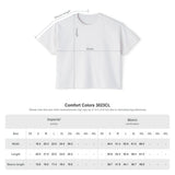 Personalized Books & Cornflower Name Book Club Boxy Tee — L / Ivory, S / Ivory, 2XL / Ivory, M / Ivory, XL / Ivory — personalized example, official product view 7