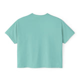 Personalized Books & Cornflower Name Book Club Boxy Tee — XL / Chalky Mint, L / Chalky Mint, 2XL / Chalky Mint, S / Chalky Mint, M / Chalky Mint — personalized example, official product view 16