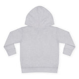 Personalized Cloud Balloon Name Toddler Fleece Hoodie — Heather / 4T, Heather / 2T, Heather / 5-6T — personalized example, official product view 6