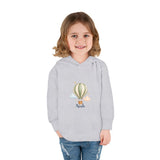 Personalized Cloud Balloon Name Toddler Fleece Hoodie — Heather / 4T, Heather / 2T, Heather / 5-6T — personalized example, official product view 8