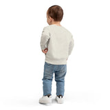 Personalized Cosmos Butterfly Name Toddler Sweatshirt — 2T / Natural Heather, 3T / Natural Heather, 4T / Natural Heather, 5/6 Years / Natural Heather, 7T / Natural Heather — personalized example, official product view 5