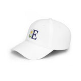 Personalized Daisy Initial Low Profile Embroidered Cap — White / One size — personalized example, official product view 10